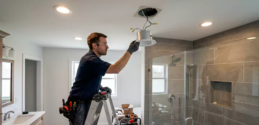 Bathroom and Shower Recessed Lighting Installation in Lancaster