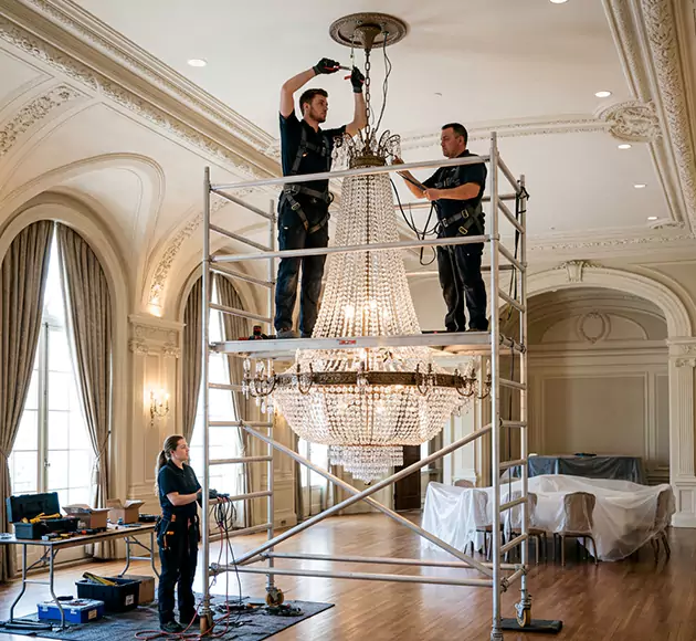 Professional Chandelier Installation: Your Local Fixture Team in Lancaster, OH